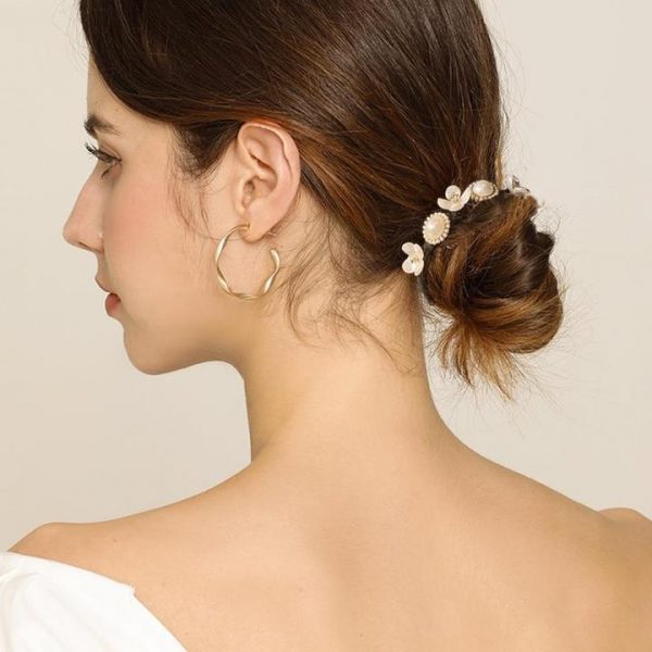 Flower hairpins (2pcs) – Λουλουδάτα κοκαλάκια slider