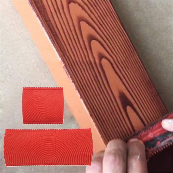 DIY wood texture – Σετ για βαφή υφής ξύλου (2 κομμάτια)