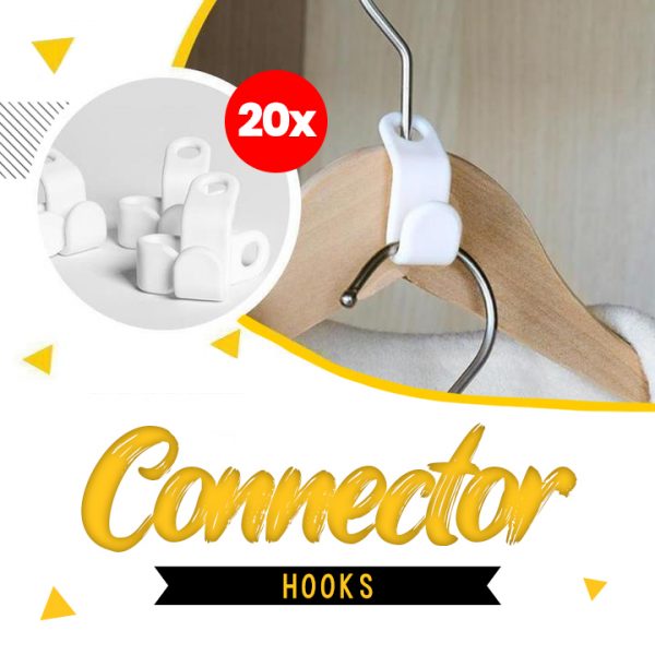 Connector hooks – Γάντζοι εξοικονόμησης χώρου (20 τεμάχια)
